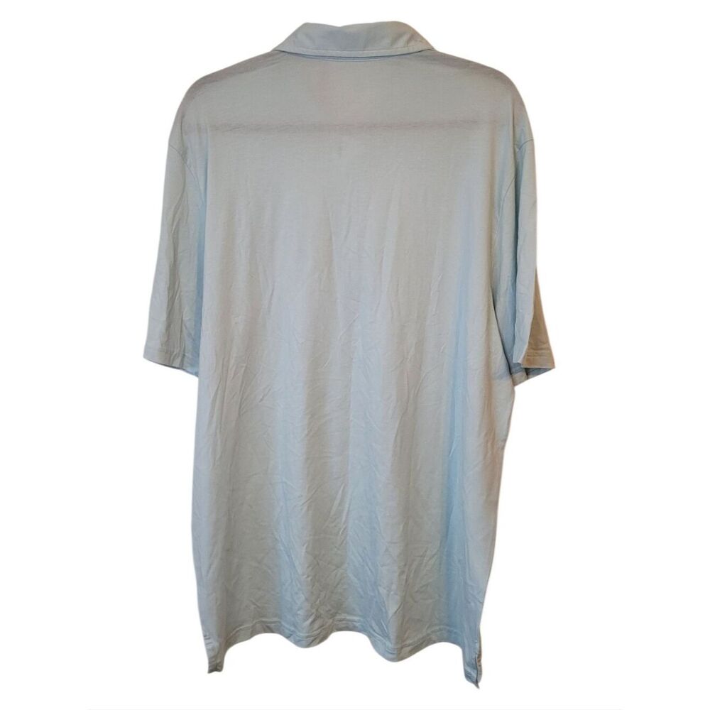 Boast Men's Light Blue Pima Cotton Polo Shirt Size XL NWT - Picture 2 of 7